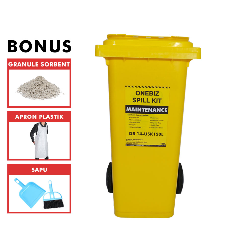 ONEBIZ SPILL KIT OB 14-USK120L UNIVERSAL SPILL KIT 120 Liter / 32 Gallon