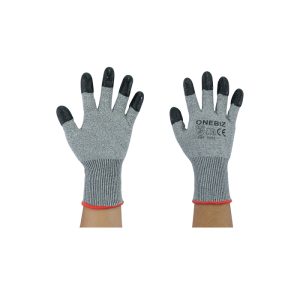 ONEBIZ Glove P006 13G UHMWPE Shell NBR coated fingertips EN388:2003 454X