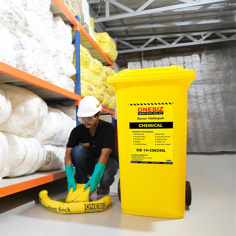 ONEBIZ SPILL KIT OB 14-CSK240L CHEMICAL SPILL KIT 240 Liter / 63 Gallon